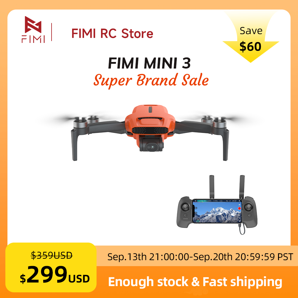 Drone Gimbal 3 Axis - FIMI MINI 3 Camera Drone 4K
